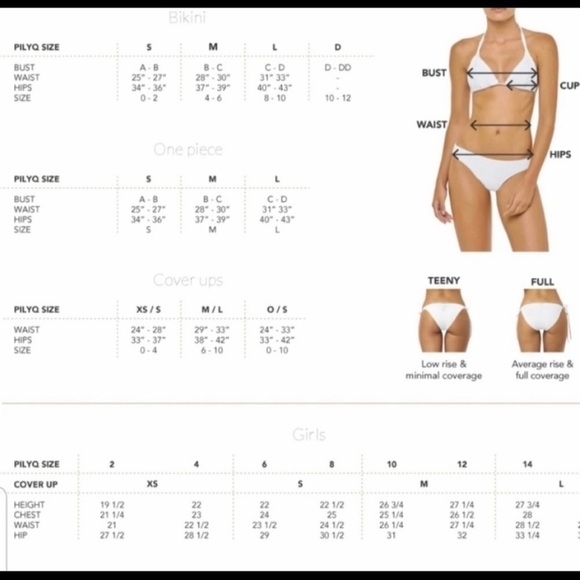 NWT‎ PILYQ | Hillary High-Waist Bottom Saltwater Full Style - Picture 10 of 10